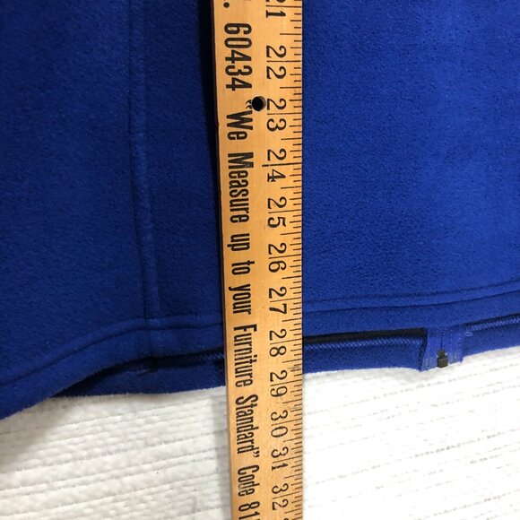L.L. Bean Men's Polartec Fleece Blue‎ Zipper Up Vest Size XL - Picture 8 of 8